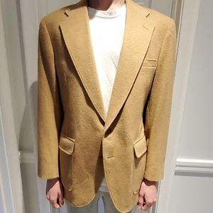 Camel Hair Men's Blazer Jacket USA